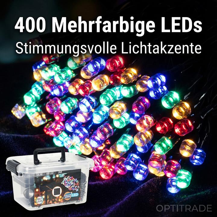 Produktbild Champ Lichterkette Solar 400 LED (4 m)