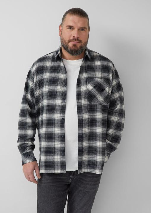 Immagine prodotto s.Oliver Hemd Regular Fit: Kariertes Hemd mit Waschung (5XL)
