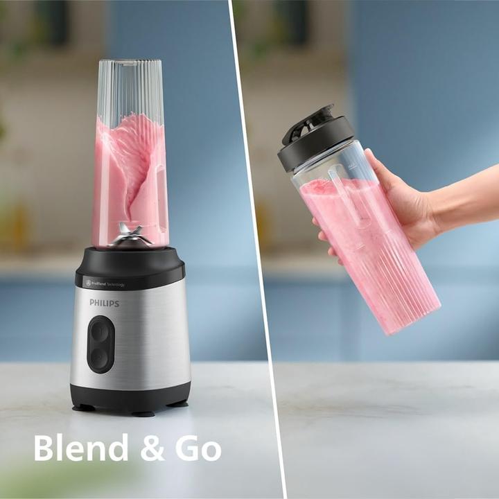 Image du produit Philips Blend & Go 3000 Smoothie Mixer mit ProBlend Technologie (350 W)