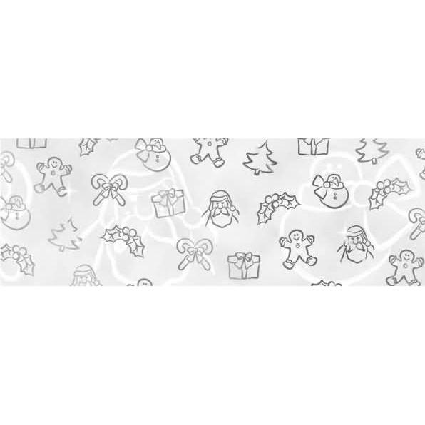 Ursus, Bastelpapier, Prägekarton Brillant 230g/qm A4 VE=5 Blatt silber Weihnachten (230 g/m², 5 x)