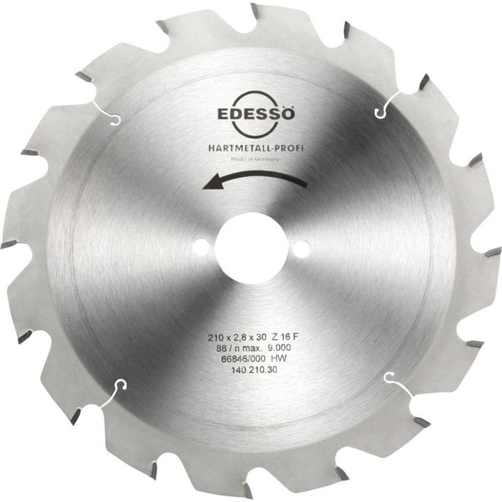 Produktbild Magni Edessö 14021030 HM-Kreissägeblatt Profi-Grobzahn 2/7/42 HW, Z=16 F, 210 x 2,8/1,8 x 30 mm, Silber