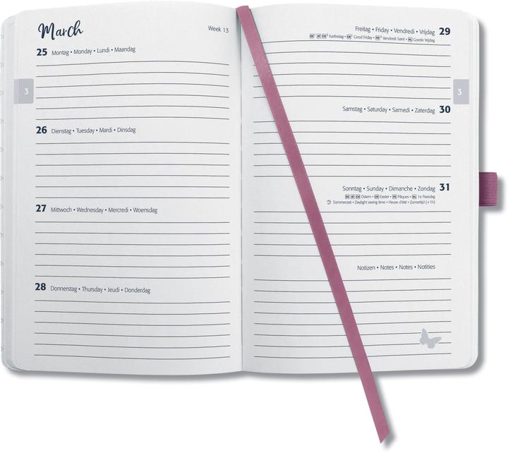 Produktbild Sigel Taschenagenda JOLIE Motiv (Deutsch)