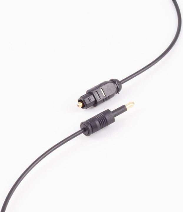 Productafbeelding Shiverpeaks ®-BASIC-S--Fibre optic kabel 2,2 mm, Toslink plug naar 3,5 mm Opti plug, 2,0 m (2 m, Toslink kabel)