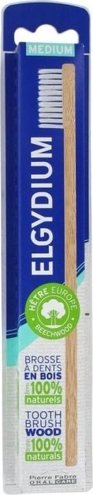 Actual product image Elgydium Eco Medium Toothbrush White Bristles (Medium)