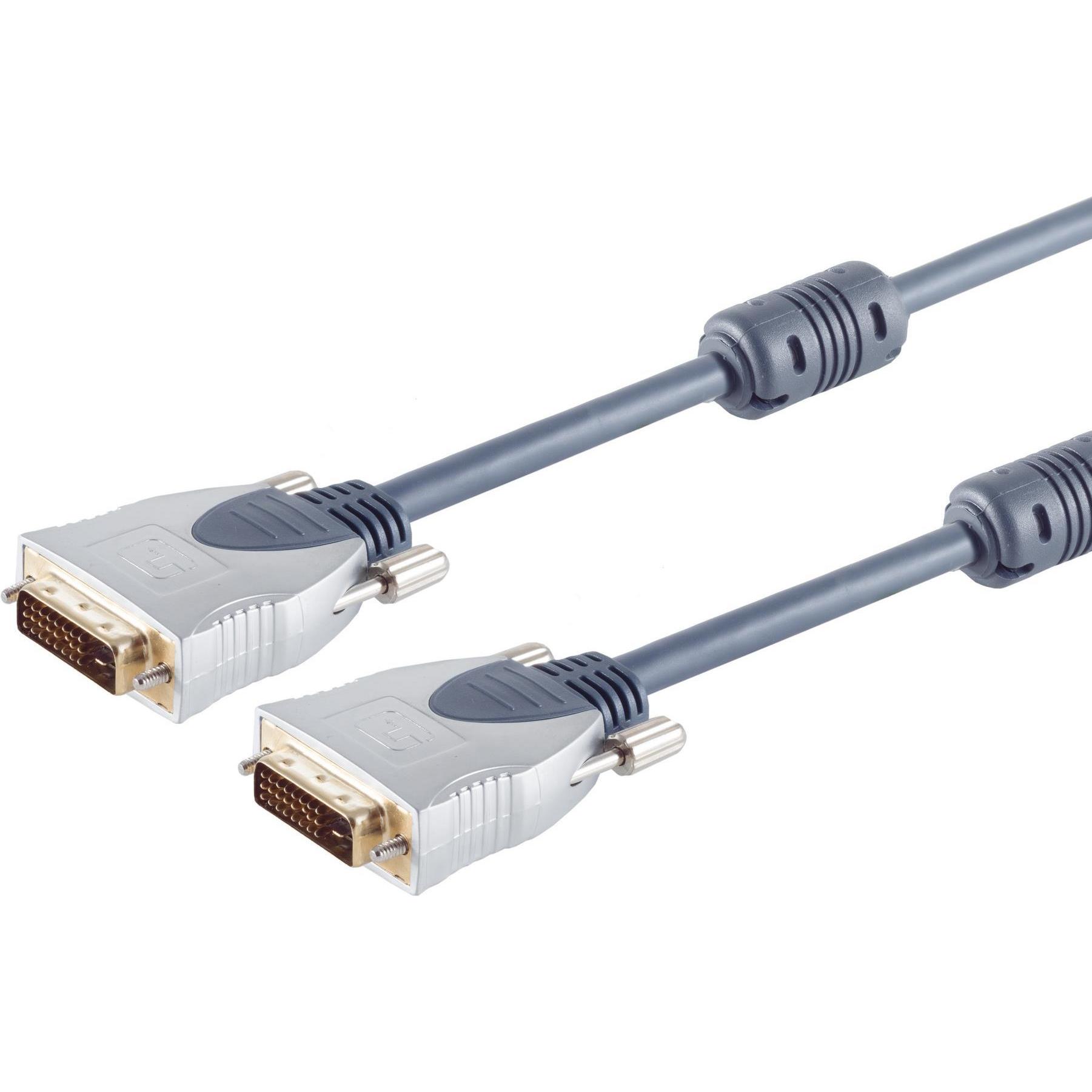 Shiverpeaks Kabel VGA DVI<=>DVI 24+1 ST/ST 3,0m * professional* (3 m, DVI), Video Kabel