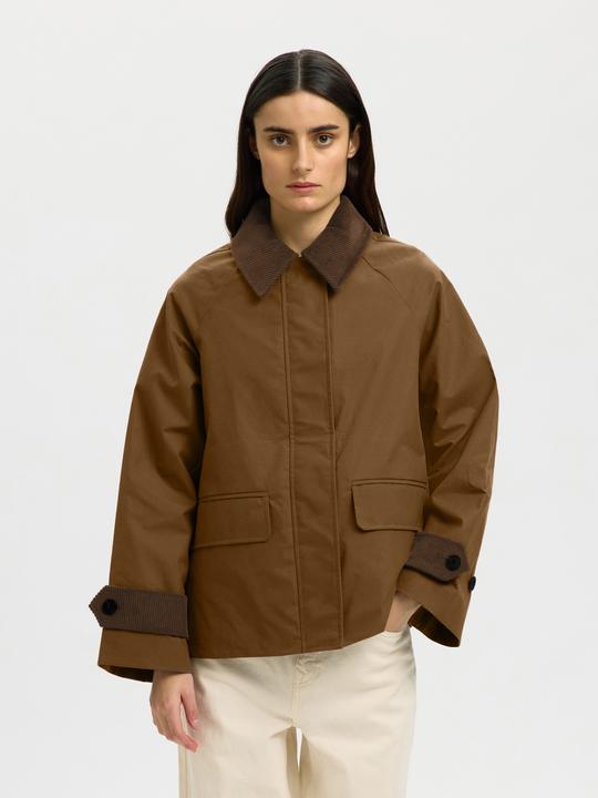 Actual product image Selected Gewachste Baumwoll Jacke (36)