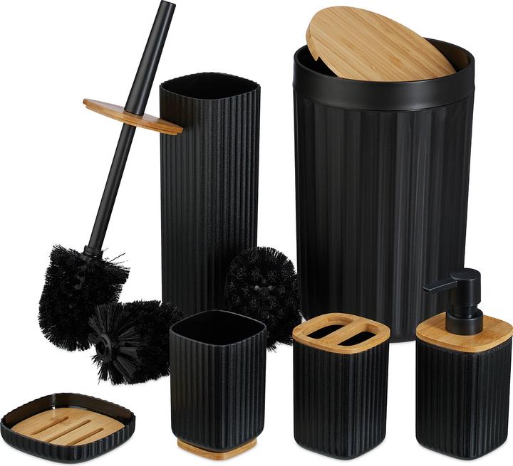 Actual product image Relaxdays Bathroom-Accessory Set