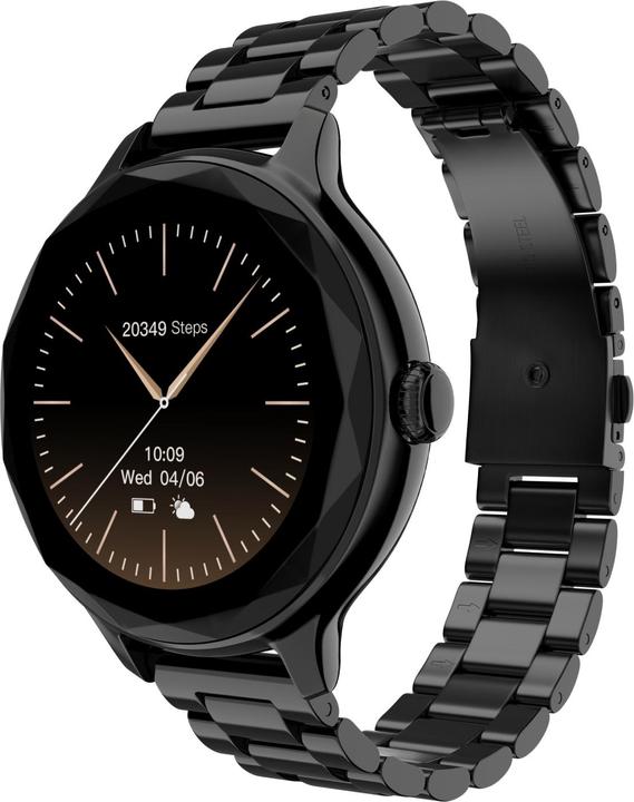 Produktbild Noise NoiseFit Diva Smartwatch Metallic Black (30 mm)