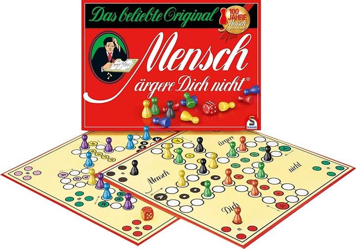 Actual product image Schmidt Spiele Mensch ärgere Dich nicht (Anniversary edition) (German)