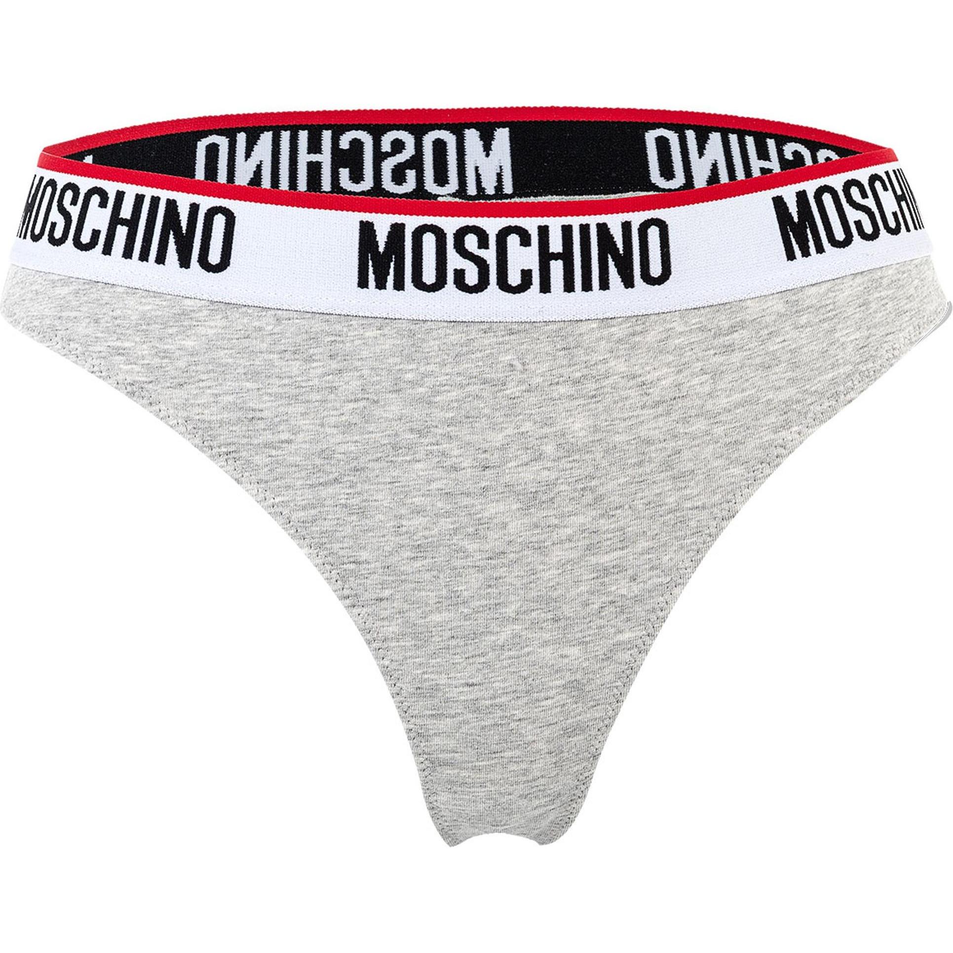 Thumbnail - Moschino, Damen, Unterhosen, Casual, Grau, (M, 2er Pack)