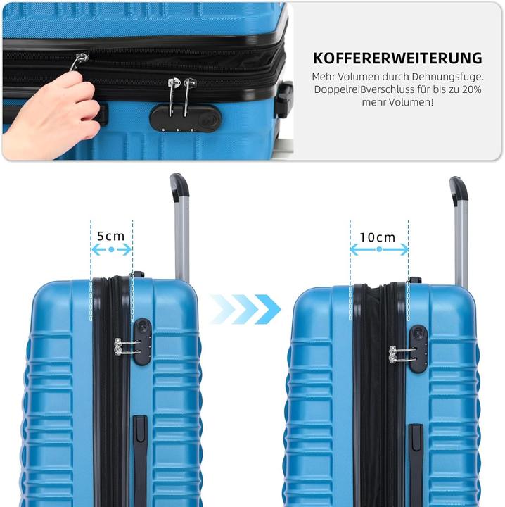 Actual product image Beibye Handgepäck Reisekoffer (45 l)