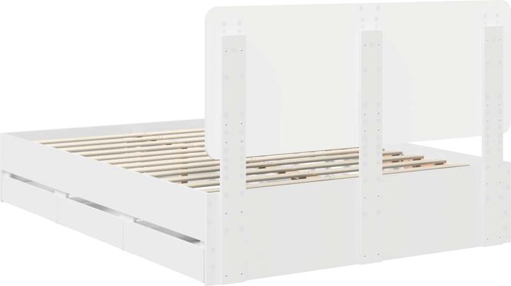 Actual product image vidaXL Moderner Bettrahmen (160 x 200 cm)