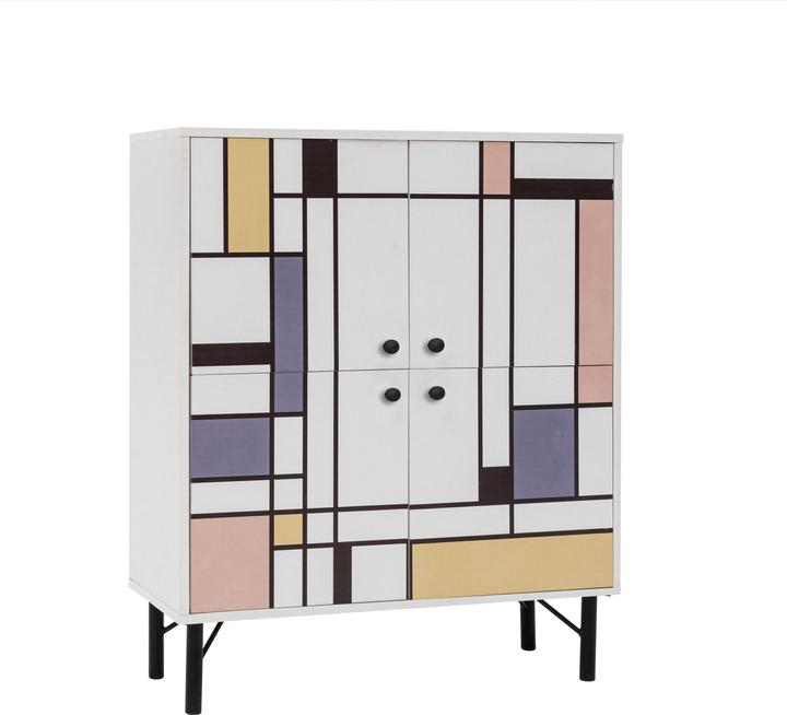 Blanc, Brown, Jaune, Purple