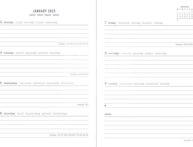 Produktbild Letts Agenda Celebrate (A5)