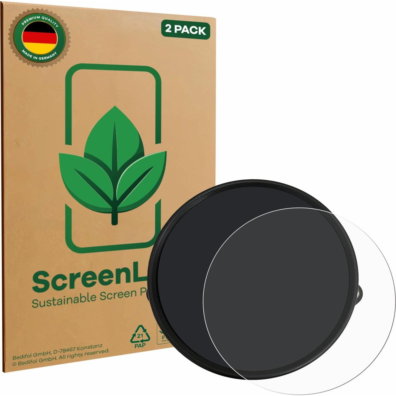 ScreenLeaf, Fahrzeug Navigation Zubehör, Schutzfolie nachhaltiger Displayschutz Display Schutz Folie Klar Transparent