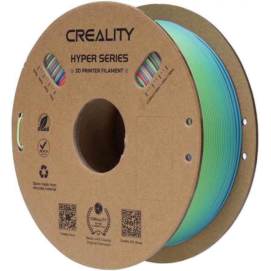 Creality Hyper (PLA, 1.75 mm, 1000 g, Mehrfarbig), 3D Filament, Mehrfarbig