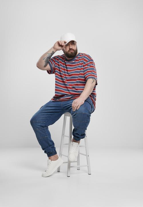 Image du produit Urban Classics Yarn Dyed Oversized Board Stripe Tee (M)