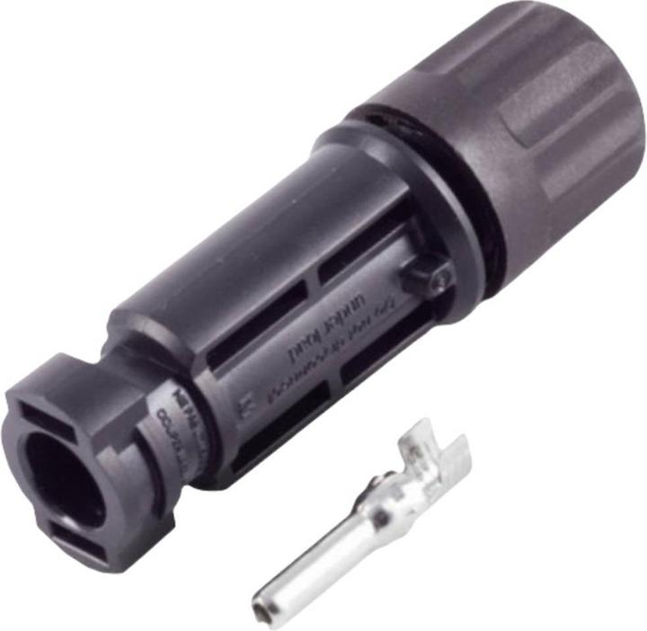 BKL Electronic PV4 Stecker 2.5-6mm², IP68, 1500V 2800010 Schwarz Inhalt: 25 St.