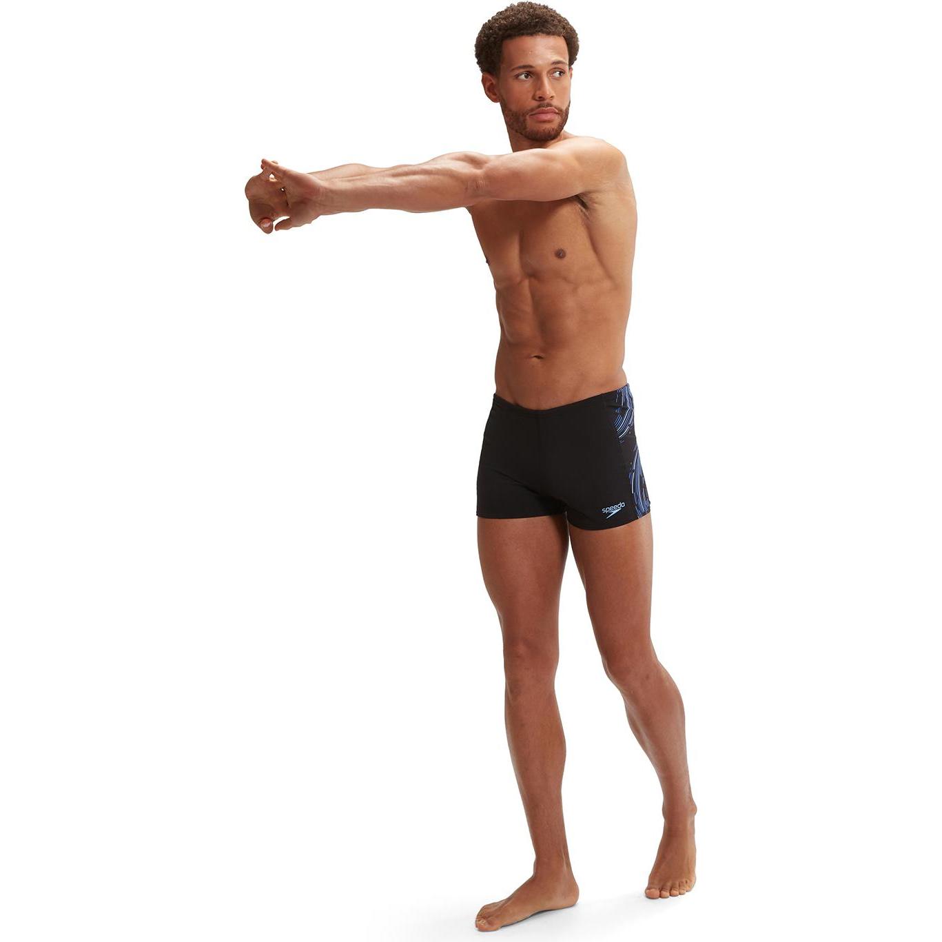 Thumbnail - Speedo, Herren, Badehose, Tech Panel Aquashort, Schwarz, (30)