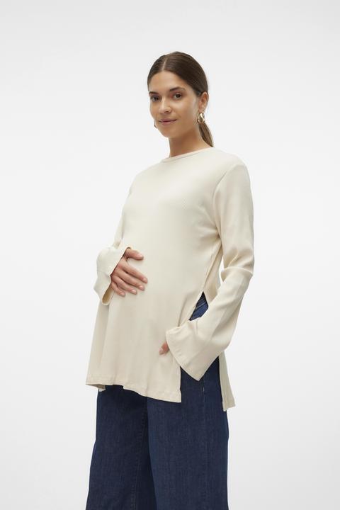 Actual product image Mamalicious Round neck tunic blouse (M)
