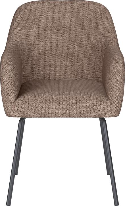Actual product image Zuiver Chair Otis Taupe 4 Metal Legs