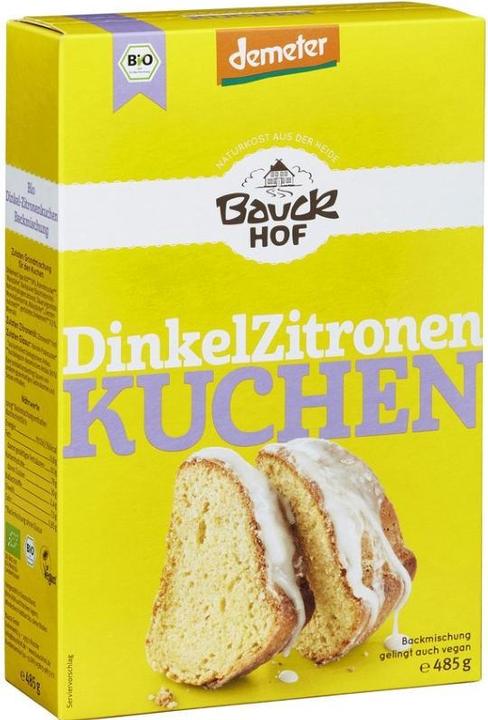 Image du produit Bauckhof Mélange à gâteau à l'épeautre et au citron bio (485 g)