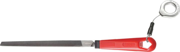 Actual product image Facom Triangular file, cut 2, plug-in handle - SLS (Cut 2, 200 mm)