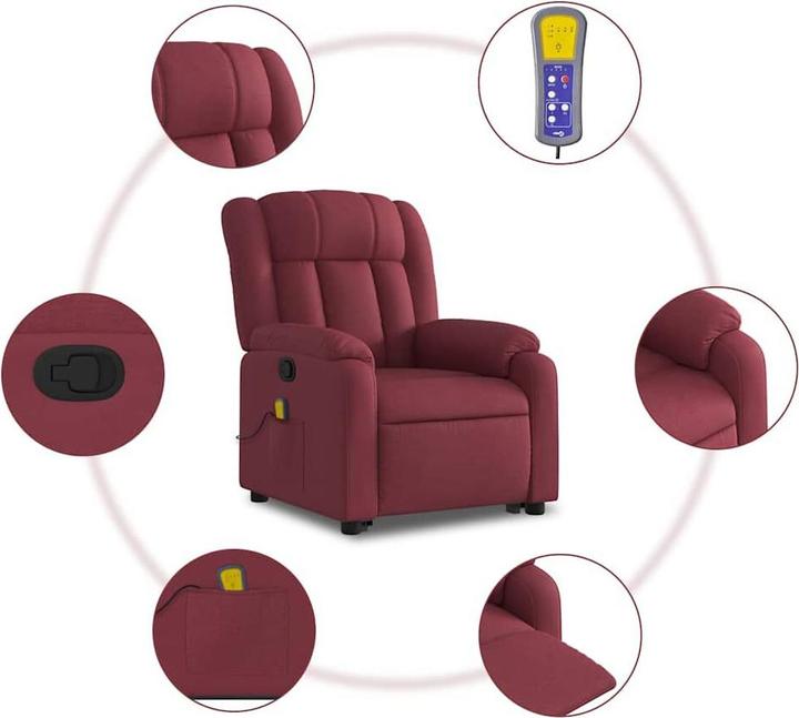 Image du produit vidaXL Massagesessel mit Aufstehhilfe