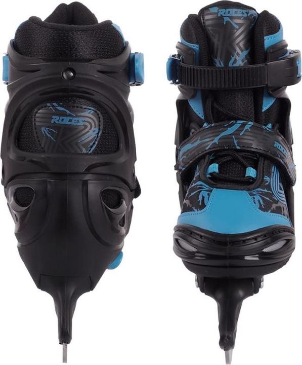 Actual product image Roces Jokey Ice 3.0 Boy black and white blue 450707 01 (30-33) (30, 31, 32, 33)
