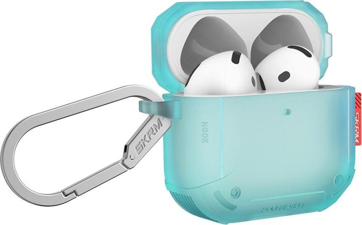 Image du produit Skinarma Case Mecha CE for AirPods 4 turquoise (Manchon pour casque d'écoute)