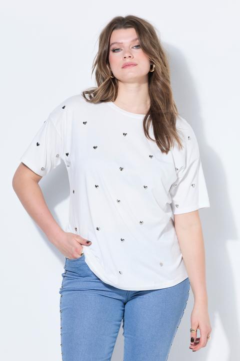 Produktbild Studio Untold T-Shirt, oversized, Hearts-Nieten (46, 48)