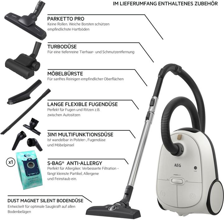 Produktbild AEG AB61H6SW Allergy 6000