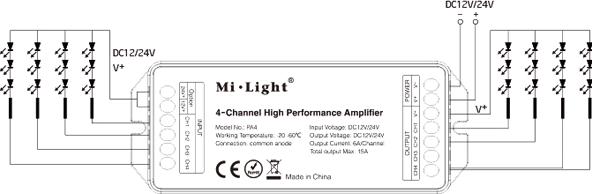 Actual product image Milight 4-Channel High Speed Amplifier
