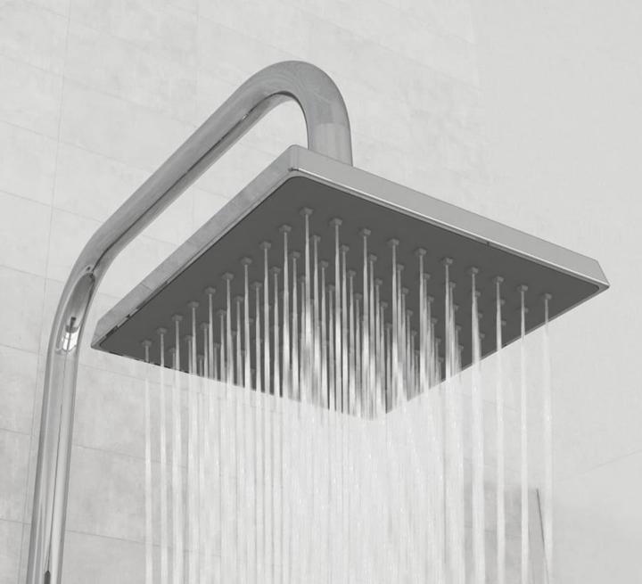 Actual product image Eisl Rain shower bathroom EASY ENERGY overhead shower set chrome shower system rain shower DX12004-A