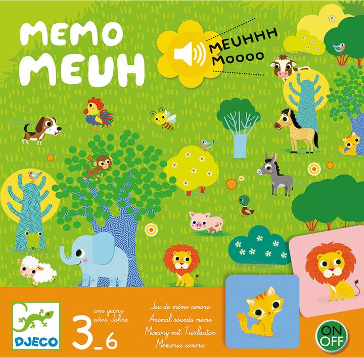 Actual product image Djeco Game - Memo Meuh (Multilingual)