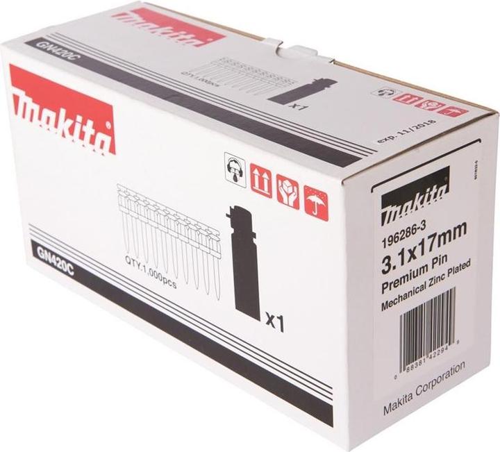 Produktbild Makita FUEL CELL AND PREMIUM PIN 3.1X15 1000PCS