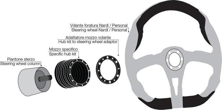 Produktbild Simoni Racing Nabenadapter