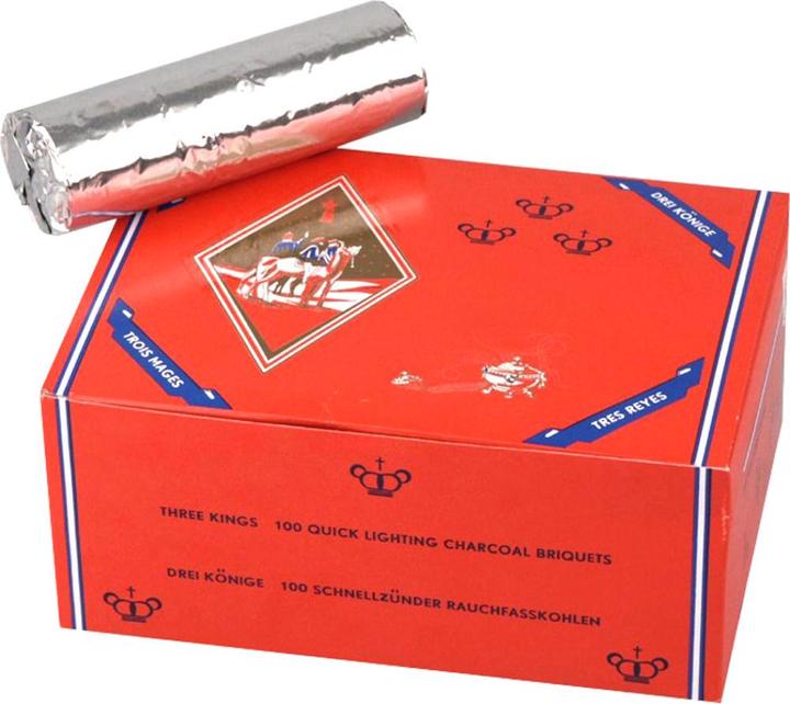 Image du produit Three Kings Charbon pour pipe à eau