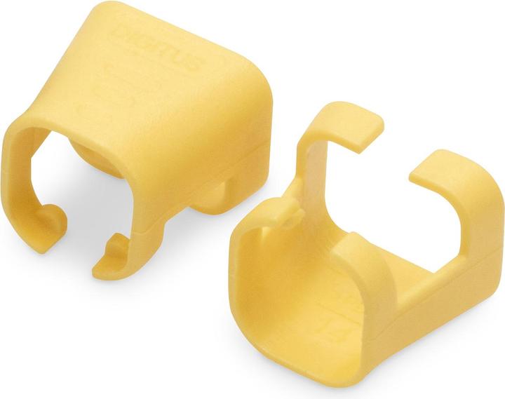 Actual product image Digitus Colour clips for RJ45 cables Colour yellow, 100 pieces pack