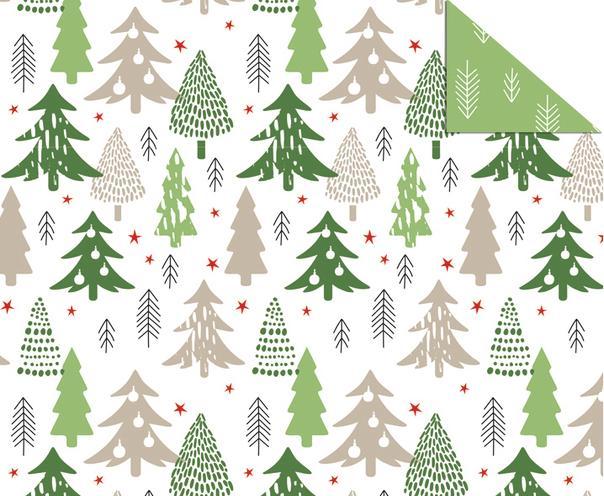 Produktbild Ursus Motiv-Fotokarton "Weihnachtsbäume", ca. 49,5 x 68 cm (300 g/m², 1 x)