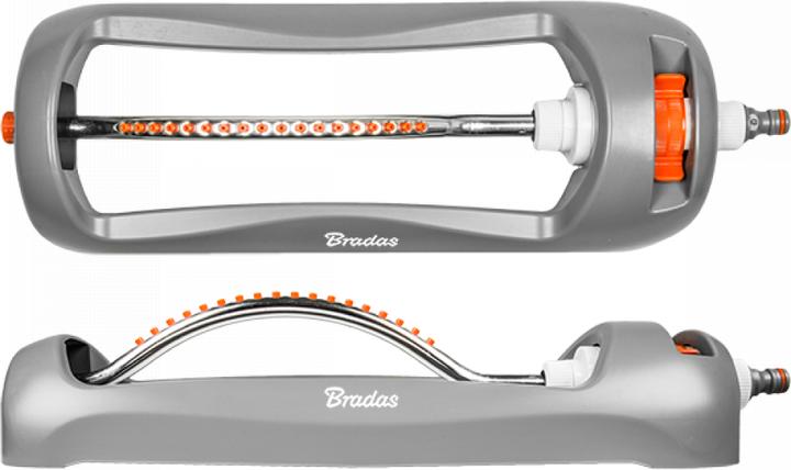 Actual product image Bradas WL-Z24 oscillating sprinkler, swing sprinkler White line, maximum irrigation area 334 m², g (Square sprinkler)