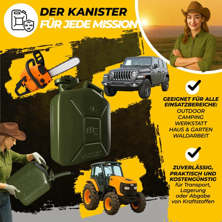 Actual product image Monzana Gas can