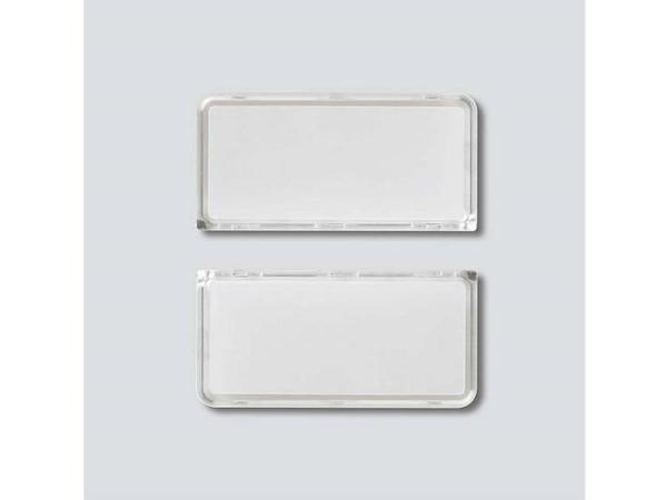 Siedle Naambordje bovendeel voor CA 812-2/CV 850-2 Kristalhelder