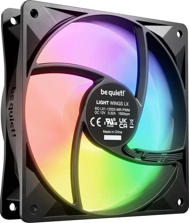 Produktbild be quiet! LIGHT WINGS LX 120mm PWM Triple-Pack (120 mm, 3 x)