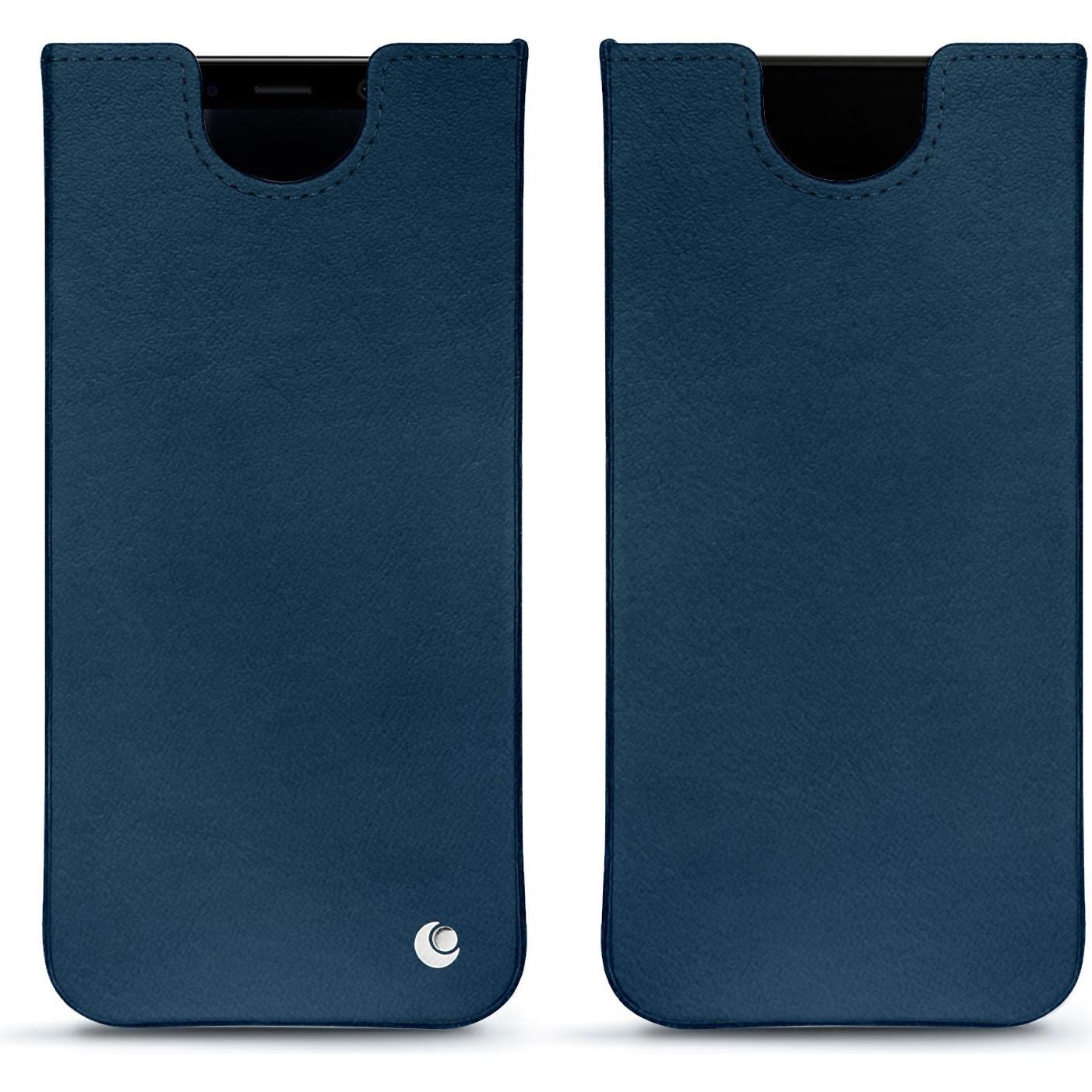 Noreve Lederschutzhülle (Samsung Galaxy S8), Smartphone Hülle, Blau