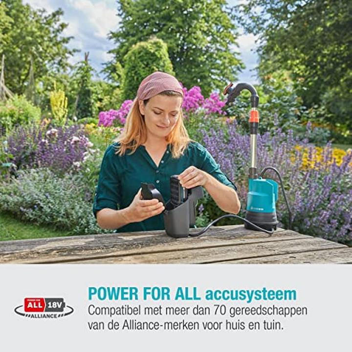 Produktbild Gardena Akku-Regenfasspumpe (Regenfasspumpe)
