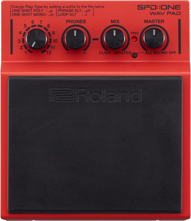Roland SPD::ONE Wav (Drums, Gitarre)
