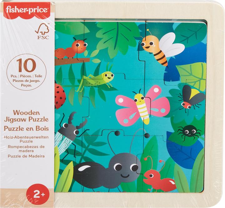 Produktbild Fisher-Price Holz-Abenteuerwelten Puzzle (9 Teile)
