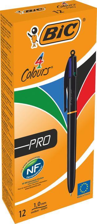 Produktbild Bic Mehrfarbkugelschreiber (Schwarz, Blau, Grün, Rot, 1 x)