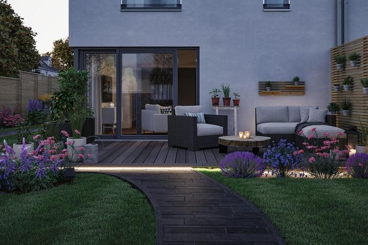 Actual product image Paulmann Solar Stripe (Warm white, 1000 cm, Outdoor)